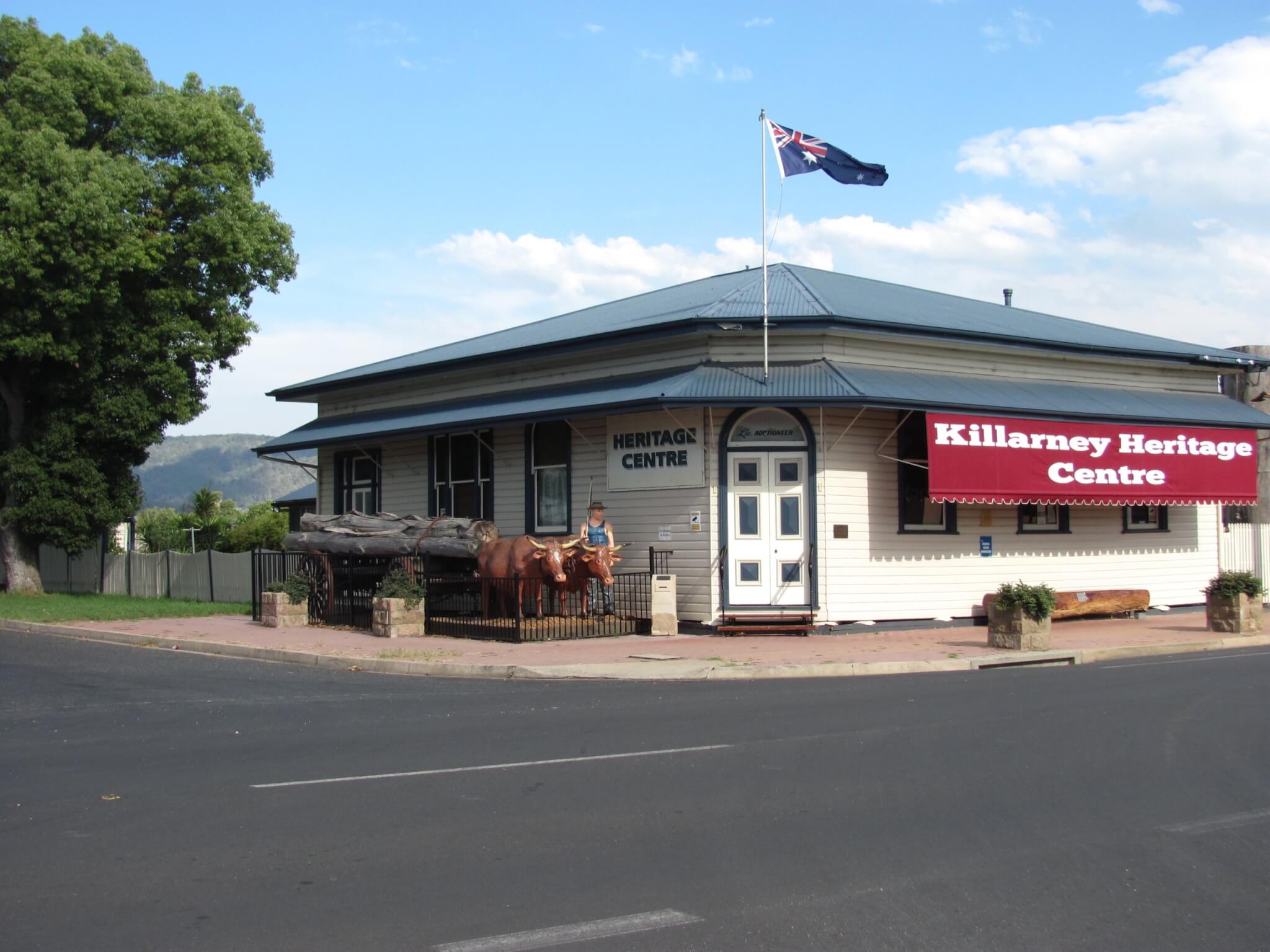An outside view of Killarney Heritage Centre
