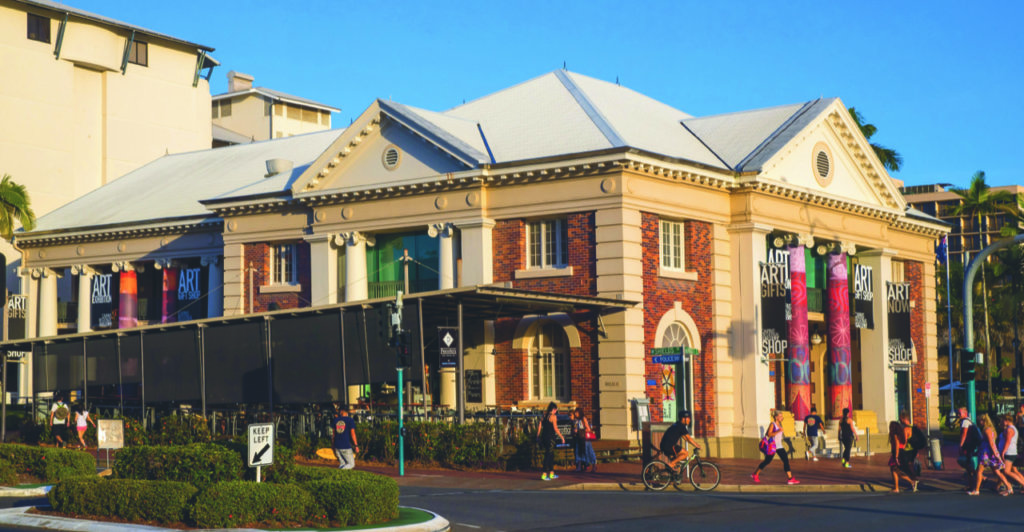 An outside view of Cairns Art Gallery