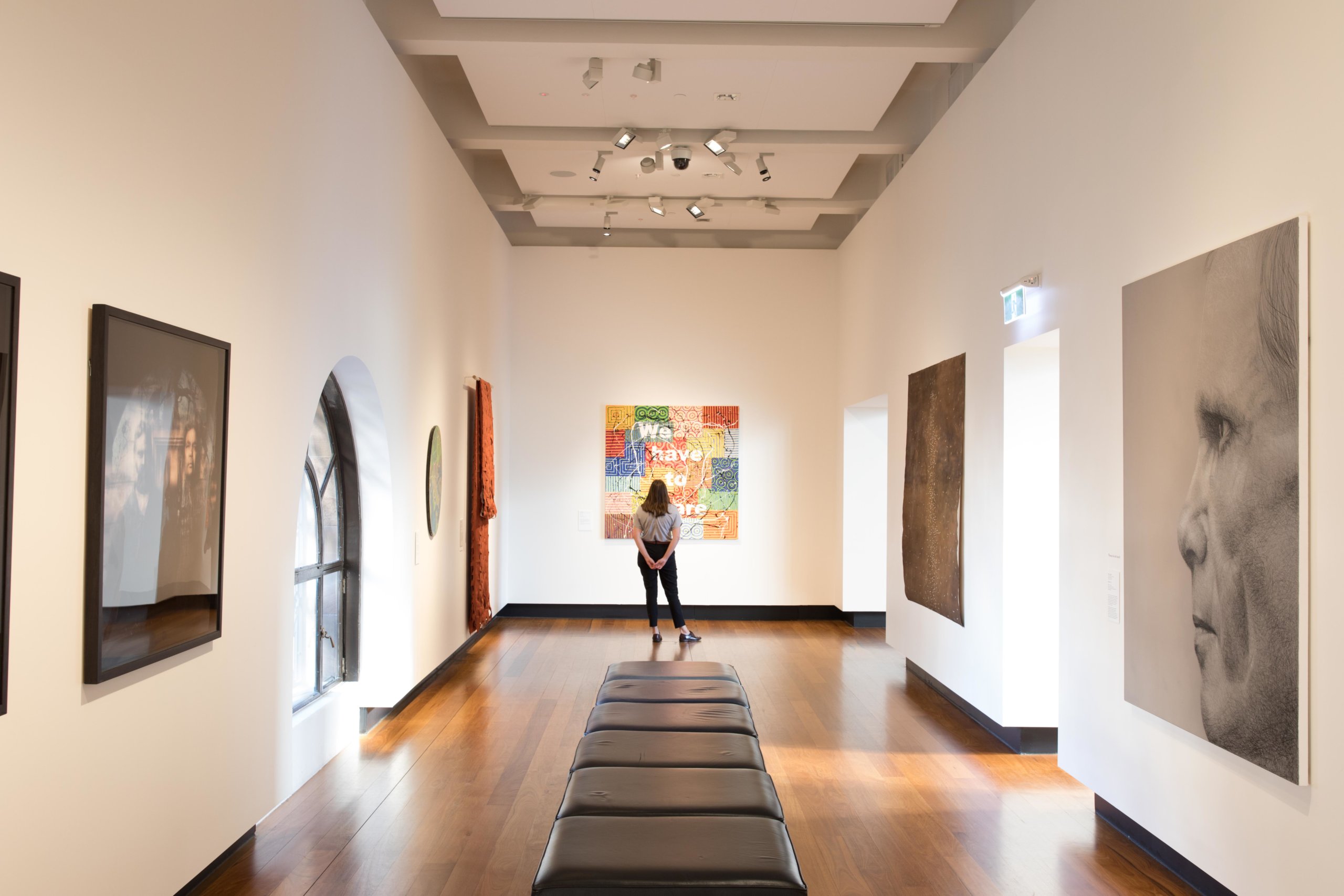 A look inside the gallery at Museum of Brisbane