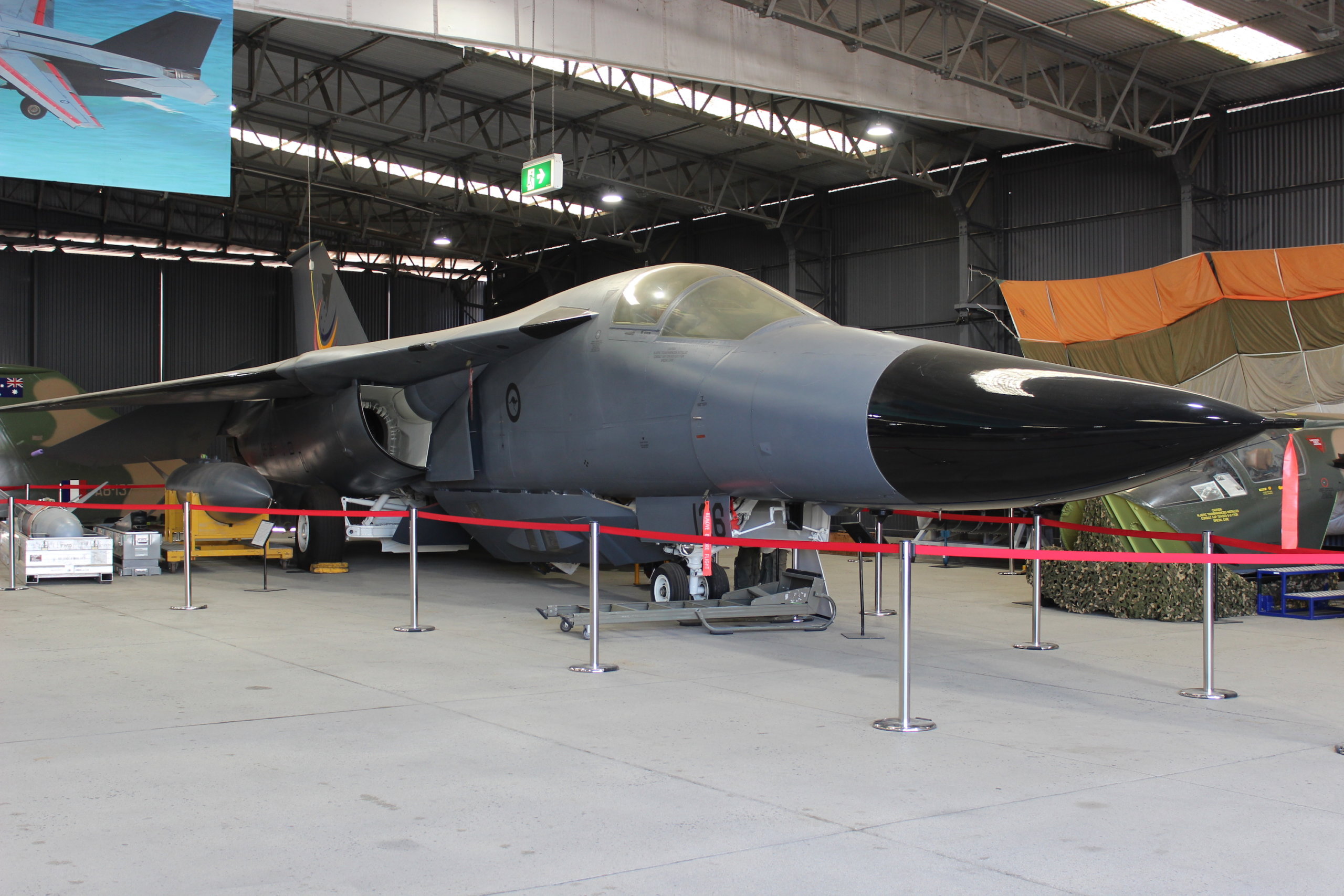 F-111 A-126 on display at RAAF Amberley Aviation Heritage Centre