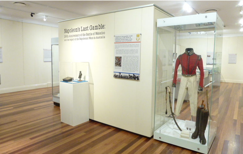 Exhibition overview of Napoleon’s Last Gamble at Pine Rivers Heritage Museum